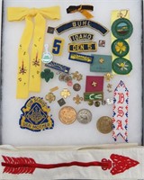 Collection of Vintage Boy & Girl Scout Memorabilia