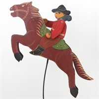 Western Cowboy & Horse Teeter Toy