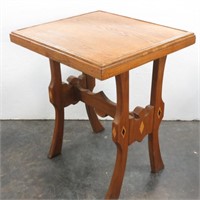 Wood Inlay Arts & Crafts Style Parlor Table