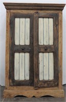 Shabby Chic Primitive Wood Storage Cabinet