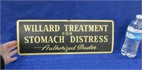 old "willard treatment" pharmacy sign 6x18