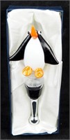 Retro Penguin Wine Bottle Stopper