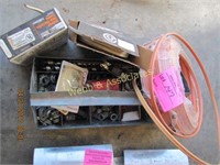 Roll of electrical wire and box of electrical