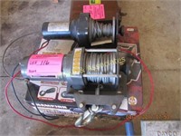 2 electric cable winches-one new
