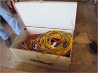 Small Payload job box full electrical cords