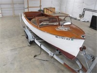 1955 20' Lyman Runabout Boat w/Trailer