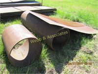 Assorted steel- 2 pipes, expanded metal 4x8’