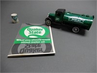 GROUPING  OF 3 QUAKER STATE COLLECTIBLES