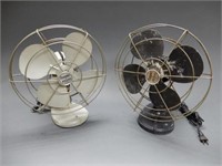 LOT OF 2 ROBBINS & MYERS ELECTRIC DESK TOP FANS