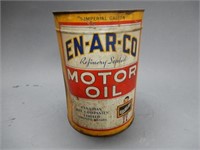 EN-AR-CO IMP.  GAL. MOTOR OIL CAN