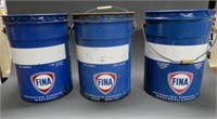 LOT OF 3 FINA 5 IMP. GAL. CANS