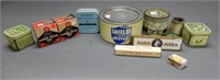 GROUP OF TINS & MISC.