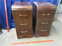 pair of 1920's 3-drawer stands