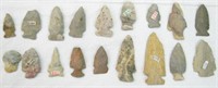 Collection of Indiana Arrowheads