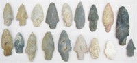 Collection of Indiana Arrowheads and Points