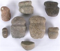 Group of Indiana Native American Stone Axes