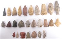 Collection of Indiana Native American Points
