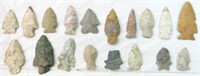 Collection of Indiana Arrowheads