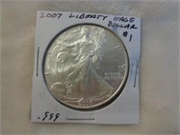 2007 US Silver Eagle Dollar