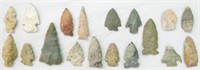 Collection of Indiana Arrowheads