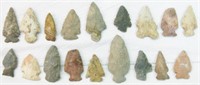 Collection of Indiana Arrowheads