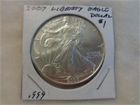 2007 US Silver Eagle Dollar