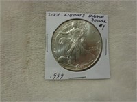 2001 US Silver Eagle Dollar