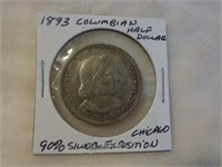 1893 Silver Columbian Half Dollar - Chicago