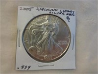 2005 US Silver Eagle Dollar