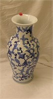 16" Tall Decorative Porcelain Vase