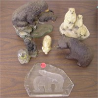 Decorative Bear Figurine Lot