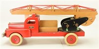 Lot #181 Brio wooden Hook and Ladder fire truck