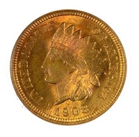Gem 1908 Indian Cent.