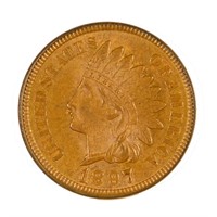 Gem 1897 Indian Cent.