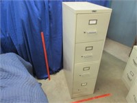 metal 4 drawer file cabinet (not legal size)