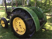 JD 1947 Styled "D" Tractor