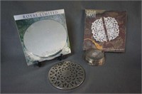 Silverplate Trivets and Coasters Kitchen Group NOS
