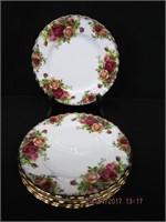 Royal Albert "Old Country Rose" 5 - 6.25" plates