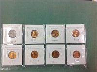 8 UNCIRCULATED LINCOLN SETS