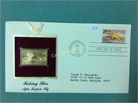 1 24K FIRST DAY COMMEMORATIVE STAMP