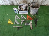 Squares, casters, texture, fence clips,band saw,
