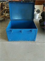 Blue trunk, RV table top