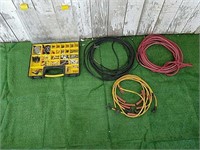 Electric cords, spark plug wires, Misc washers,