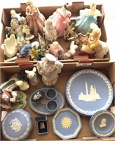 Wedgewood, figurines, misc decor