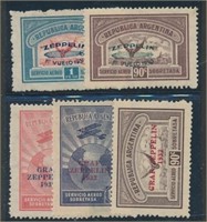 ARGENTINA #C22//C37 MINT VF NG H