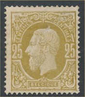 BELGIUM #37 MINT FINE-VF H