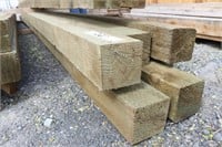 6pc 6x6 by 24ft Pressure Treated Lumber Beam
