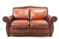 Contemporary Leather love seat