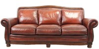 Finely Crafted Contemporary Leather sofa