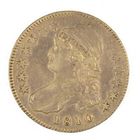 Original 1810 Bust Half Dollar.